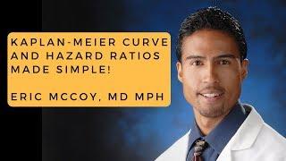 Kaplan Meier curve and hazard ratio tutorial (Kaplan Meier curve and hazard ratio made simple!)