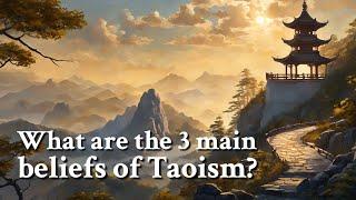 What are the 3 main beliefs of Taoism? | Philosophy