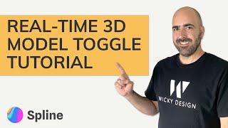 Toggle 3D Models On Website (Spline Tutorial)