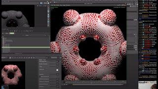 CoolZone Reaction Diffusion FX #Houdini #Redshift [Stream 2020 08 21]