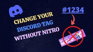 How To Change DISCORD TAG Without NITRO