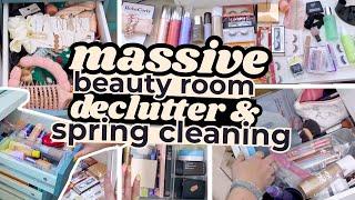 Decluttering My Entire Makeup Collection and Beauty Room Spring 2025 Edition | BIG ANNOUNCEMENT