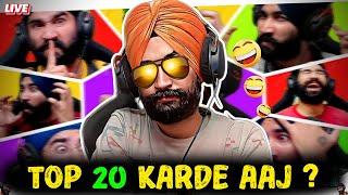 TOP 20 AAJ ? : BGMI LIVE | GTXPREET PUBG LIVE