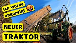 Ich wurde ANGEZEIGT | Neuer Traktor | Perfekter Gartenhäcksler