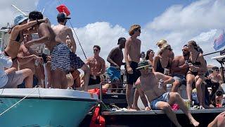 Wild Sandbar Boat Party! Florida Boca Bash