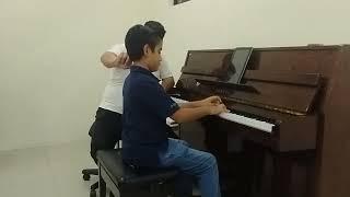 Ensayo Mario Luna con el maestro William Gómez. Solfeggietto en C Menor C.P.E. Bach