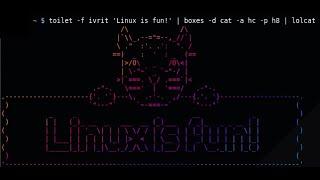 Customize Terminal Using Figlet and Toilet | 2020 | Devil Emox