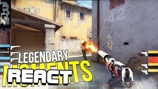 React: WHEN CSGO PROS MAKE LEGENDARY PLAYS (ICONIC MOMENTS)