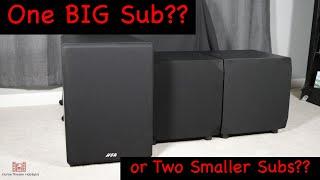 HT Basics: Should I Buy 1 Big Subwoofer or 2 Smaller Subwoofers? The Benefits of Multiple Subwoofers