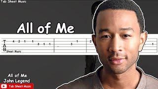 John Legend - All of Me Guitar Tutorial