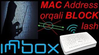 Innbox GPON Wi-Fi routerida MAC filterni boshqarish