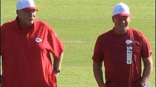  Jon Gruden in Chiefs gear with Andy Reid at #Chiefs training camp practice via @ByPJGreen