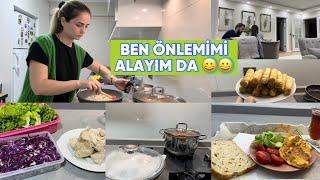 GÖRÜNCE YAPTIRMASALAR OLMAZYEMEKLER HAZIRKAHVALTIM VE AKŞAM ÖĞÜNÜMDERS SAATİBÖREK SARDIMVlog