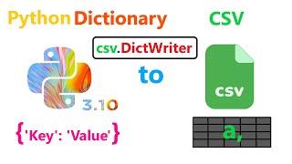 Writing/Inserting Data In CSV File Using CSV DictWriter Python | CSV DictWriter Python