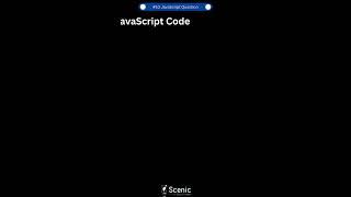 #10 JavaScript Interview Question: #javascriptinterview #javascript #coding #javascripttutorial