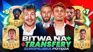 DWÓCH NA JEDNEGO?! KOZA VS PIŁKARZYKI! BITWA NA TRANSFERY O 10000 ZŁ EUROPEJSKA POTĘGA W FC 25