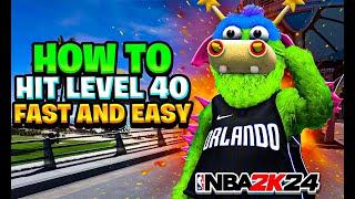 HOW TO HIT LEVEL 40 IN 24 HOURS ON NBA 2K24 IN SEASON 8!! EASY AND FAST LEVEL 40 METHOD!!