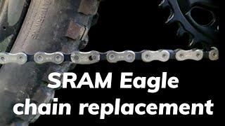 How to replace a bike chain | SRAM Eagle GX 12 speed chain replacement |