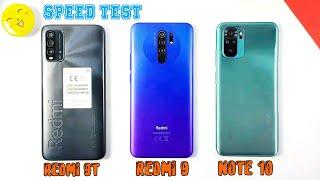 Redmi Note 10 Vs Redmi 9T Vs Redmi 9 Speed Test