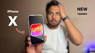 iOS 17 update on iPhone X || How to install ios 17 update on iPhone X