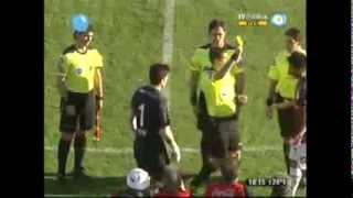 Pablo Alvarado gets quickest yellow card of all time for bizarre offence