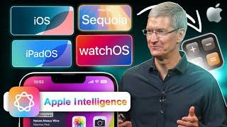 Apple's WWDC2024 Summarized in 10 Minutes (HUGE)