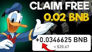 0.02 BNB Everyday Free  ◾ No Investment Earning Site  ◾ Make Money Online