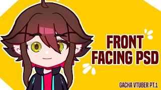 How To Make A Front Facing Gacha PSD for Live2D | Pt. 1 Model | Voice Over