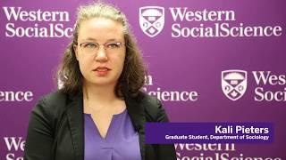 Kali Pieters - Western Sociology - Graduate Student Testimonial