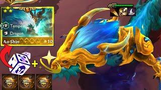 Ao Shin 3 Star Mage "Gold Rain Time"  + 7 Shimmerscale items | TFT SET 7 | Dragonlands