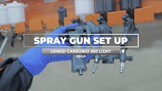 Genesi Carbonio 360 Light - HVLP // Spray Gun Set Up