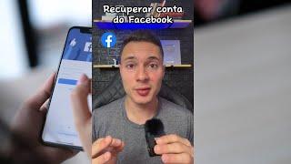 COMO RECUPERAR CONTA DO FACEBOOK! Em menos de 1 minuto