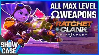All Maxed Out Omega Weapons Showcase - Ratchet & Clank Rift Apart (PS5)