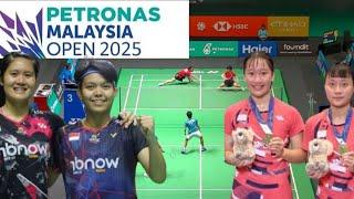 Mayasari/Ramadanthi (INA) VS Hsu/Lin (TPE) Round Of 16 Badminton Petronas Malaysia Open 2025