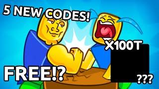 *NEW* WORKING ALL CODES FOR Arm Wrestle Simulator IN JANUARY! ROBLOX Arm Wrestle Simulator CODES