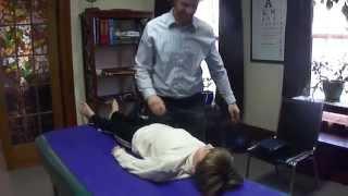 Ithaca New York Chiropractor demonstrates adjustment