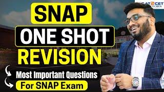 SNAP One Shot Revision | SNAP Most Expected Questions for SNAP SLOT 2