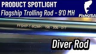 FishUSA Flagship Trolling Rod - 9'0 Medium Heavy