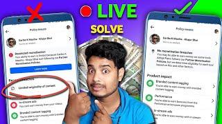 100% Solve Limited originality of content | facebook limited originality of content | Abhijit Patra