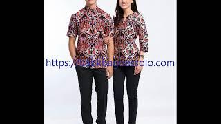 Baju Batik Couple Modern Terbaru Untuk Seragam Kantor