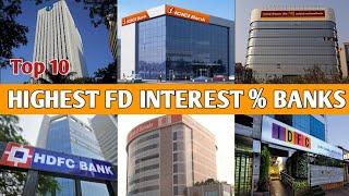 Highest FD Interest Rate 2021 | Top 10 banks in india | Fixed deposit interest rates 