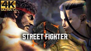 Street Fighter 6 (4k 60fps RAW Footage) Exclusive Developer Matches - Round 2