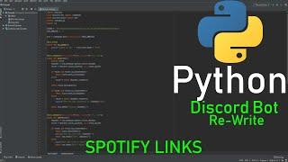 [Python]Discord.py Re-Write voice commands (#4 CMD): Inputting Spotify Links