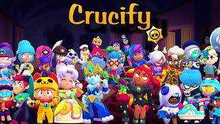 FNF X Brawl stars - Crucify but Every turn a different brawler (UTAU)