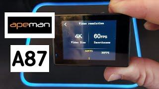 Apeman A87 4K Action Camera Review (2021)