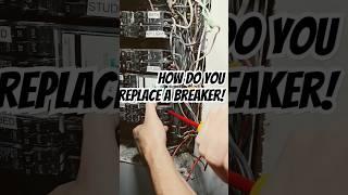 How do electricians replace breakers? #fixingmistakes #electrician #mistakestoavoid #diy #fyp