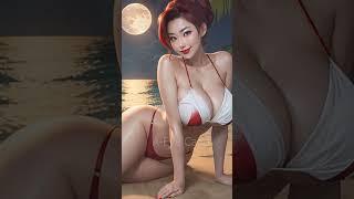 A Day At The Beach  [AI] AI art | AI model | AI lookbook | AI Art #ai #aiart #lookbook #bestai