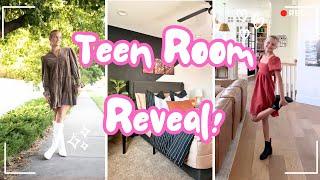 Teen Room Reveal, Cute Bun Tutorial, & Major Basement Cleanup! Starbucks Run & Lucy's B-Day!