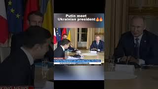 Putin meets Zellensky Face To Face #ukraine #worldwar #russia #shorts