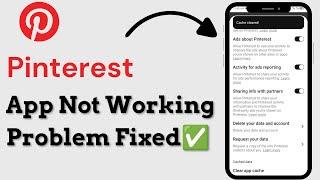 How to Fix Pinterest App Not Working Problem | Pinterest Loading Error